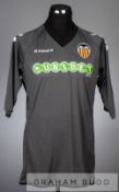 Vicente Guaita grey Valencia no.13 goalkeeper's jersey v Manchester City in a pre-season friendly at