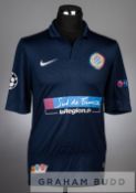 Ait Fana navy Montpellier no.18 jersey v Arsenal in the UEFA Champions League Group B, at Stade De