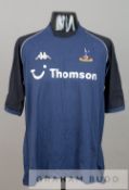 Jamie Redknapp navy and black Tottenham Hotspur No.15 away jersey, season 2002-03, short-sleeved