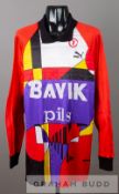 Multi-coloured Waregem S.V no.17 substitute goalkeeper's jersey, circa early 1990s, by Puma, long-