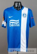 Ondrej Mazuch blue and white FC Dnipro no.3 jersey v Tottenham Hotspur in the UEFA Europa League