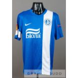 Ondrej Mazuch blue and white FC Dnipro no.3 jersey v Tottenham Hotspur in the UEFA Europa League