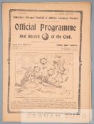 Tottenham Hotspur v Manchester United programme 21st November 1914, Vol. VII No.17, printed on 8