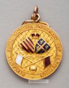 Newcastle Royal Victoria Infirmary Cup Competition winner's medal awarded to Newcastle United's