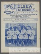 Chelsea v Celtic programme played at Stamford Bridge, 18th April 1923, 4-page, ex-bound volume, good