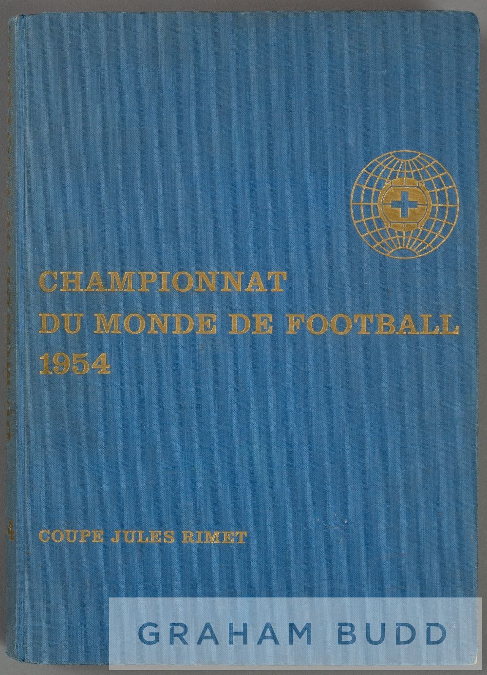 1954 World Cup official report, French language edition, 256 pages, comprehensive illustrated