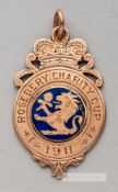 Rosebery Charity Cup Final winner's medal awarded to Hibernian FC's Matt Paterson in season 1910-11.