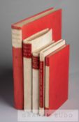 Five volumes formerly in the Library of Arsenal FC, each containing collections of hand written