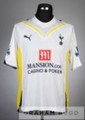 Robbie Keane white and yellow Tottenham Hotspur no.10 home jersey, season 2009-10, short-sleeved