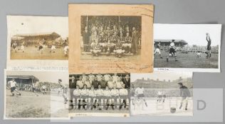 Collection of b&w Newport County archive official team photographs, dating from 1920s and 1950s,