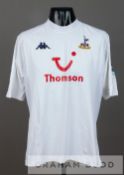 Nourredine Naybet white Tottenham Hotspur no.2 home jersey v Birmingham City at White Hart Lane,