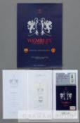 Manchester United v F.C. Barcelona Champions League Final Welcome pack, played at Wembley, 28th