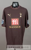 Danny Murphy brown and tan Tottenham Hotspur no.13 third change jersey, season 2006-07, short-