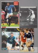 A collection of player autographs from Ipswich Town teams dating from the 1960s onwards,