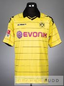 Santana yellow and black Borussia Dortmund no.27 home jersey v Manchester City in the Ferrostaal Cup