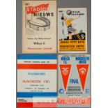 A collection of 240 Manchester United away programmes from 1948 to 1975, two x 1948-49 (Hull City (