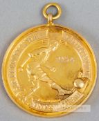 South African Football Association medal awarded to Sir Frederick Wall on his retirement as F.A.