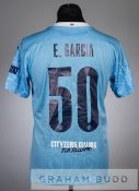 Eric Garcia blue Manchester City no.50 home jersey v Chelsea in the UEFA Champions League Final at