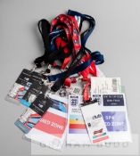 Arsenal FC domestic final and semi-final match media/special guest accreditation, including v
