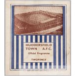 Arsenal v Grimsby Town F.A. Cup semi-final programme played at Huddersfield Town's Leeds Road ground