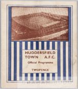 Arsenal v Grimsby Town F.A. Cup semi-final programme played at Huddersfield Town's Leeds Road ground