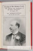 Bound copy of a scarce 1908 booklet published by the Essex Football Association titled "Passing of