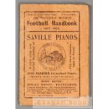Tottenham Hotspur FC handbook 1907-08, 64-page programme with orange cover, featuring the progress