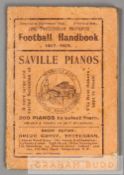 Tottenham Hotspur FC handbook 1907-08, 64-page programme with orange cover, featuring the progress
