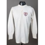 Football League representative jersey worn by Arsenal's Alf Baker in the match v Ireland played at