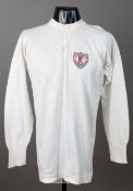 Football League representative jersey worn by Arsenal's Alf Baker in the match v Ireland played at