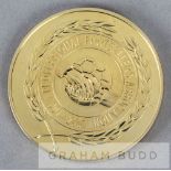 Professional Footballers' Association Centenary medal 1907-2007, obverse with clasped hands and a