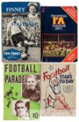 A quantity of football-related books and annuals, dating between 1940s and 1990s, comprising