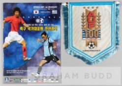 Republic of Korea v Uruguay friendly match programme, played in Seoul on 24th March 2007, sold