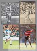 A collection of player autographs from Queens Park Rangers teams dating from the 1960s onwards,