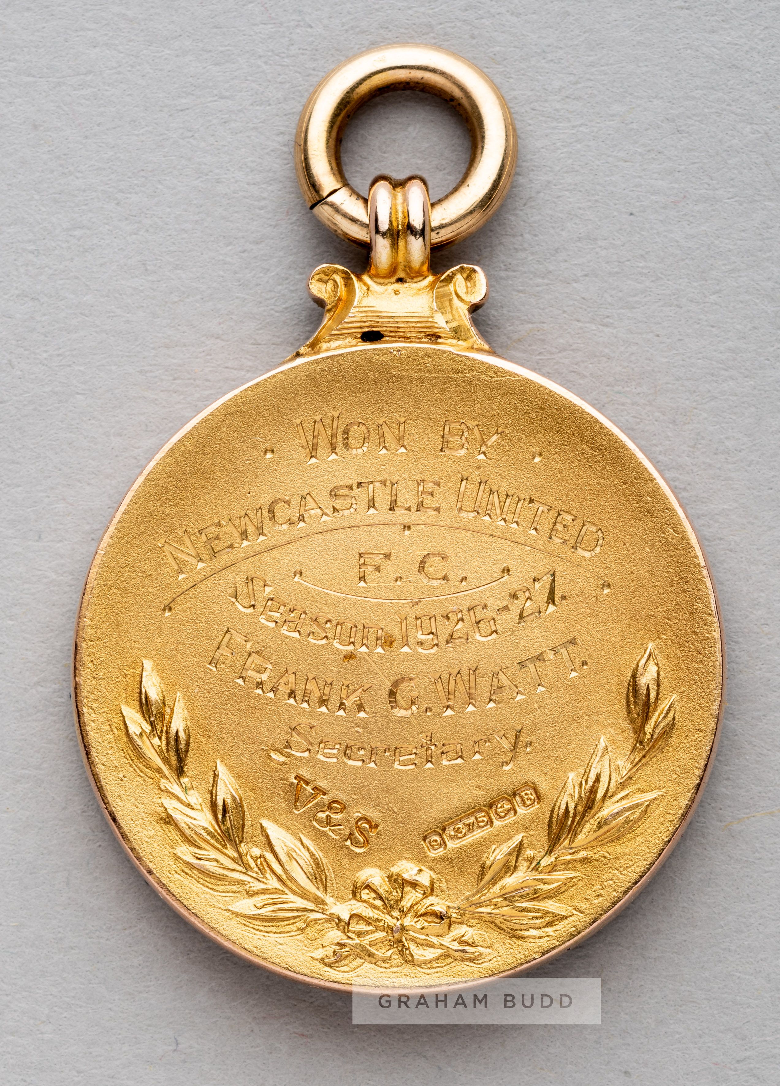 Newcastle United Football League Division One Championship medal awarded to Newcastle United's Frank - Image 2 of 2