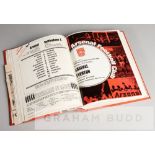Bound volume of Arsenal home programmes from the 1970-71 double-winning season, attractively bound