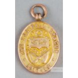 Football League Midland's Section wartime championship medal awarded to a Leeds City player in