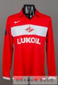 Alelsandr Zotov red Spartak Moscow no.43 jersey v Tottenham Hotspur in the UEFA Cup Group D at White