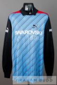 Christian Hassler FC Swarovski Tirol no.16 substitute goalkeeper's jersey from the UEFA Cup second