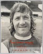 Arsenal team-signed George Armstrong Testimonial Committee Dinner & Ball programme held at the
