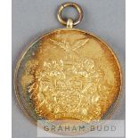 Football Association medal, hallmarked 1993, silver-gilt, Birmingham,1993, by Toye, Kenning &