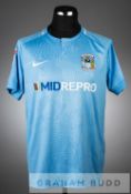 Michael Doyle blue Coventry no.8 home jersey, season 2018-19, short-sleeved wit SKY BET LEAGUE ONE