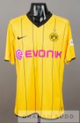 Marcel Schmelzer yellow and black Borussia Dortmund no.29 jersey v Tottenham Hotspur in the