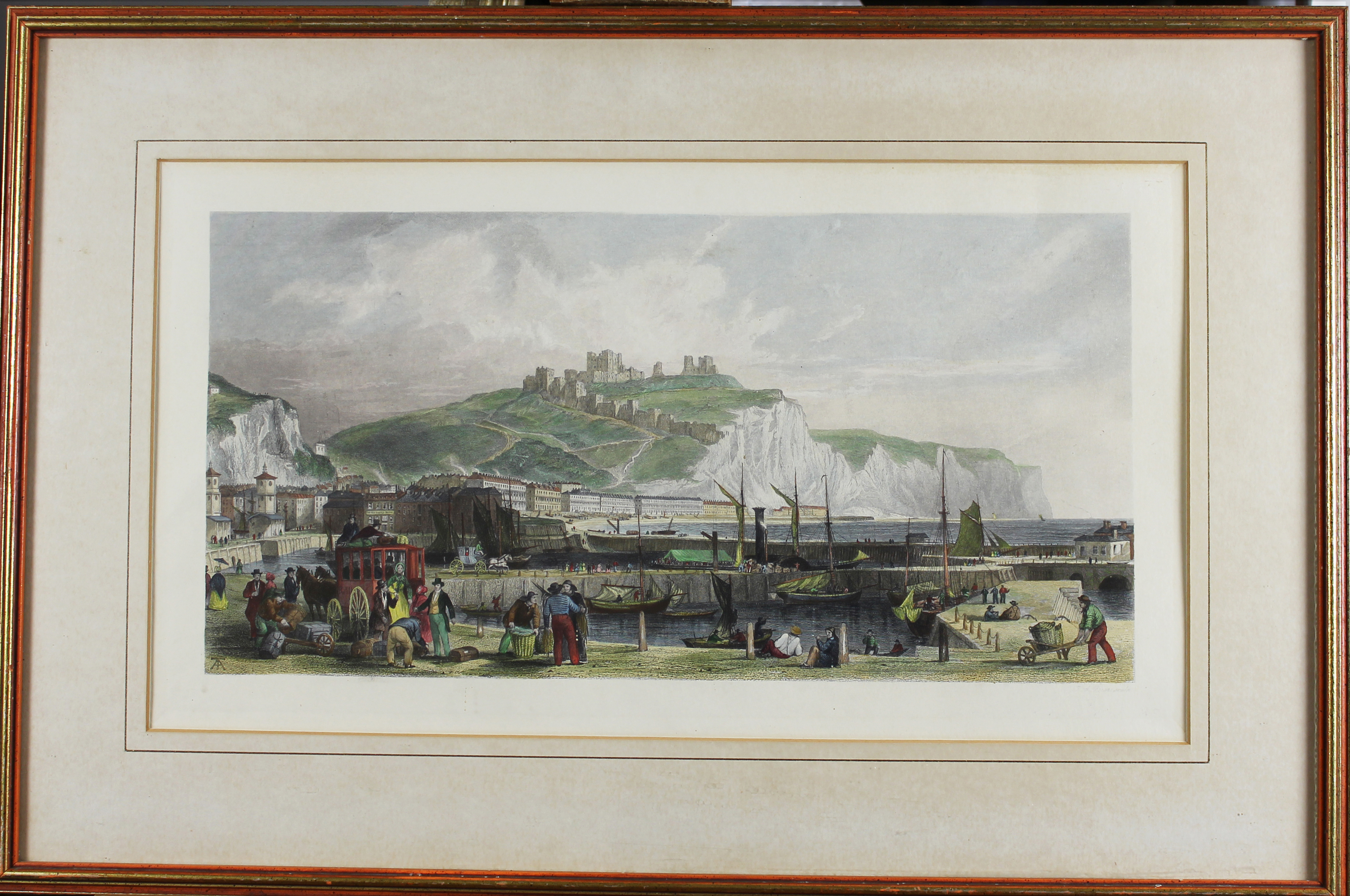 Five engravings of Folkestone and area. - Image 6 of 8