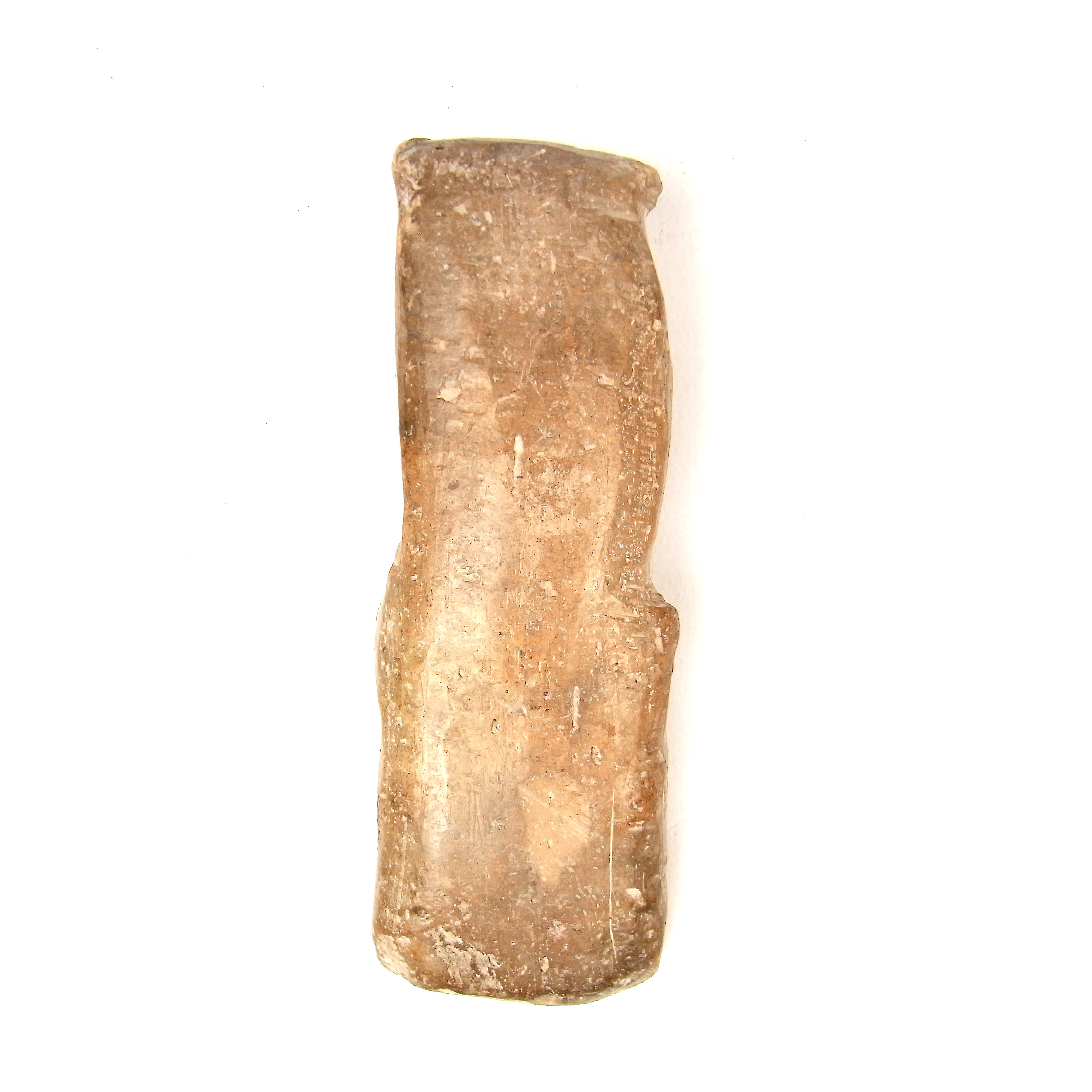 An Ancient Egyptian terracotta shabti inscribed with hieroglyphs - Image 2 of 2