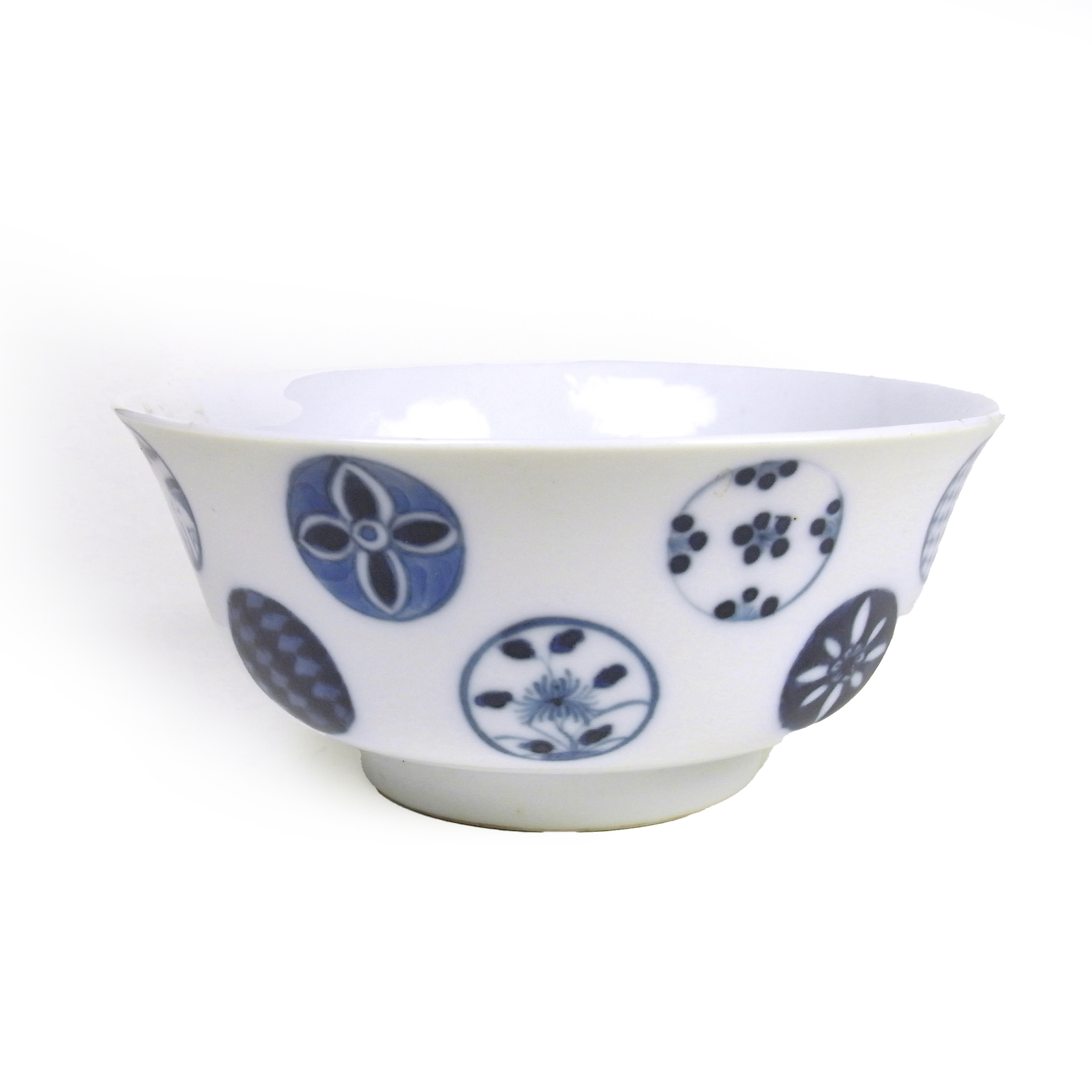 A Chinese blue and white porcelain bowl, probably 19th century
