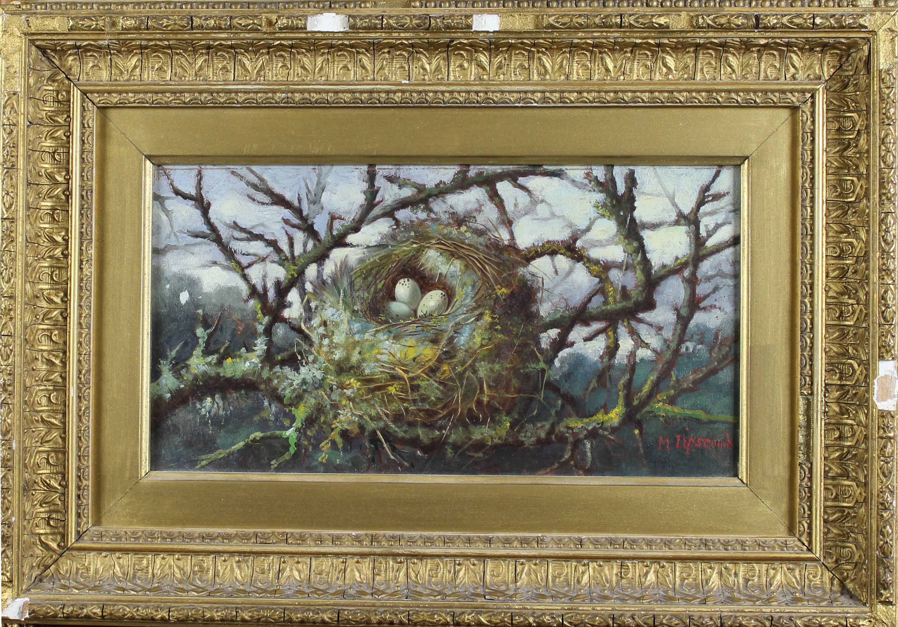 Lipscomb, John, Act late 19th Century British, Bird's Nest. - Image 2 of 2