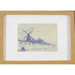 White, Franklin 1892-1975 British AR, Windmill, Ripple near Walmer near Kingsdown.