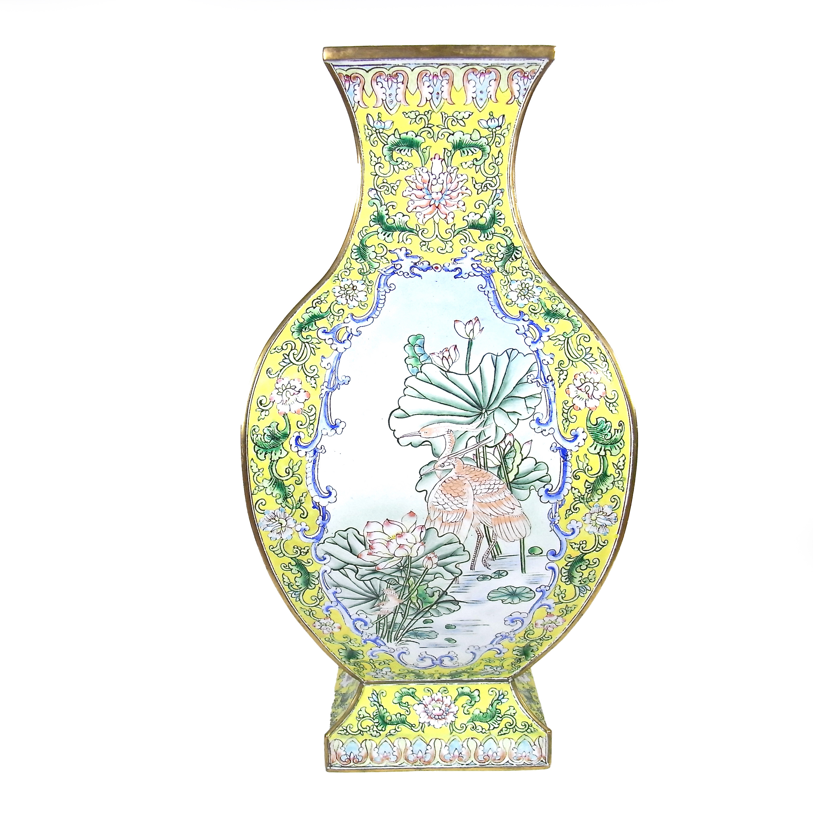 A Chinese enamelled vase - Image 2 of 2