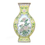 A Chinese enamelled vase
